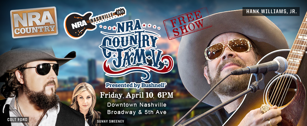 Free NRA Country Jam- Friday, April 10 in Nashville, TN!