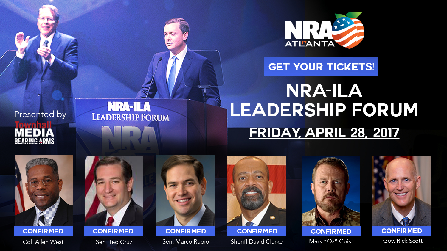 Join us on Friday, April 28, for the NRA ILA Leadership Forum!